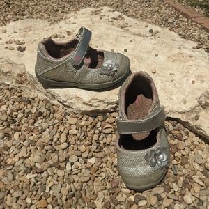 Silver sparkle shoes